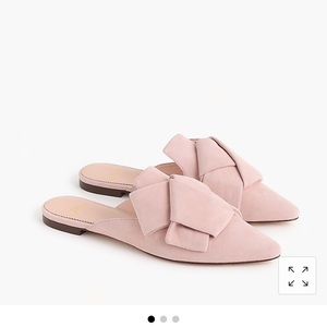 NEW! Never worn.  Pointed toe slide (suede)